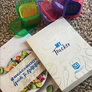 Nutrition guide/portion control containers/journal